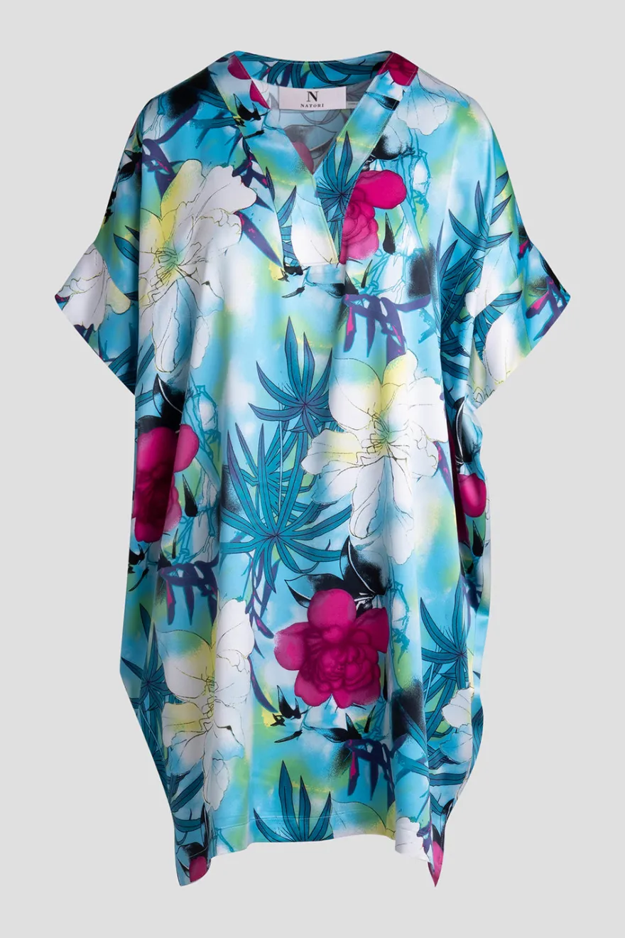 Viva Printed Satin Sleepshirt