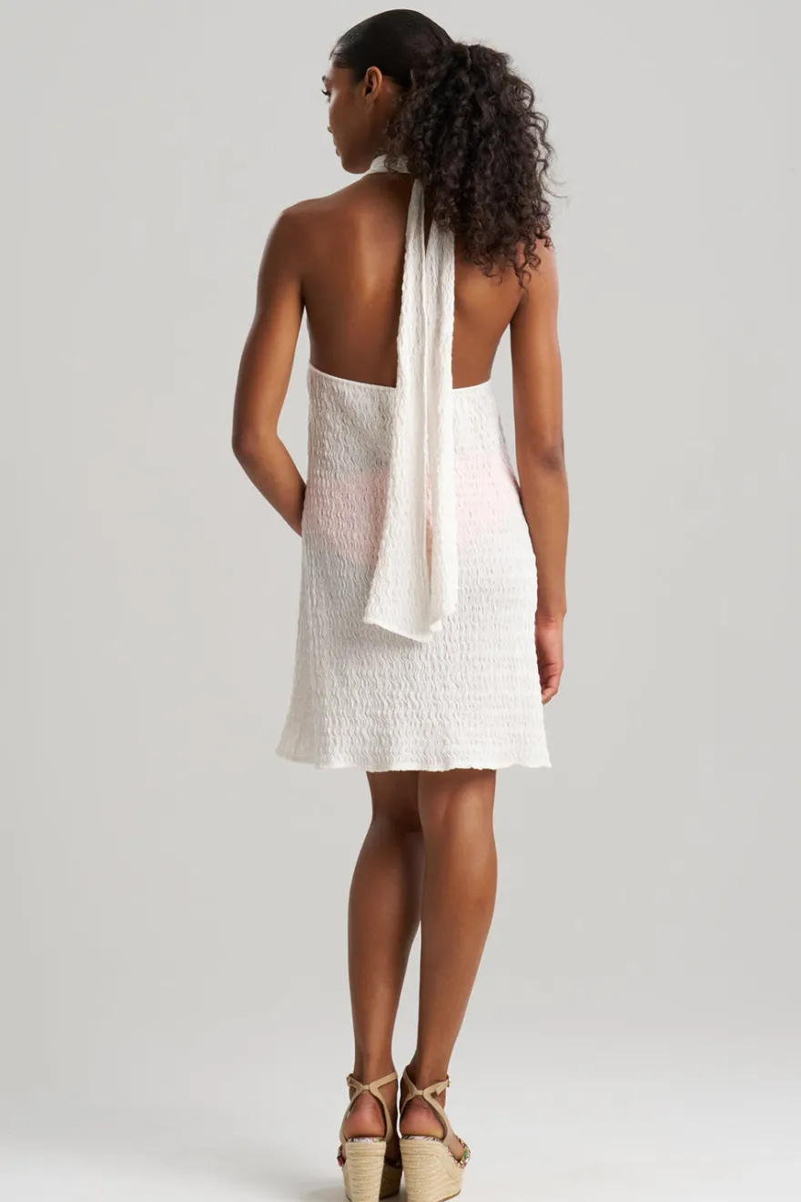 Waves Mini Halter Dress