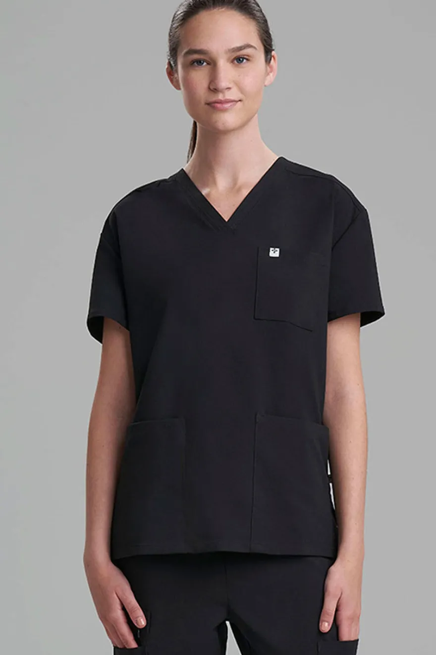 Women's 3-Pocket V-Neck Scrub Top
