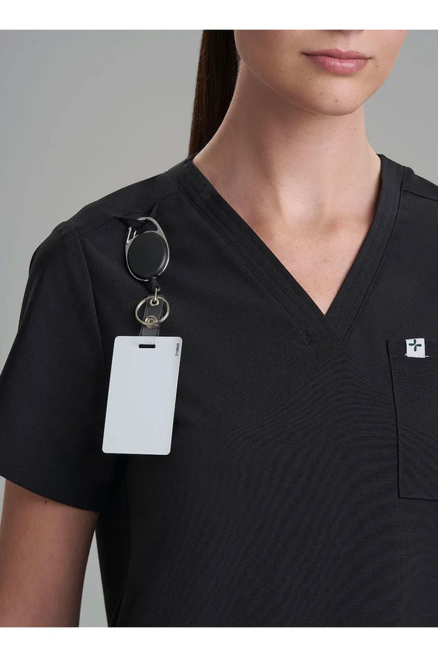 Women's 3-Pocket V-Neck Scrub Top