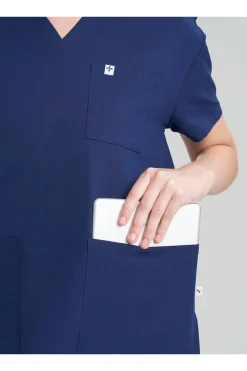 Women's 3-Pocket V-Neck Scrub Top