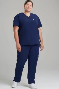 Women's 3-Pocket V-Neck Scrub Top
